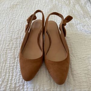 J Crew sling back shoes